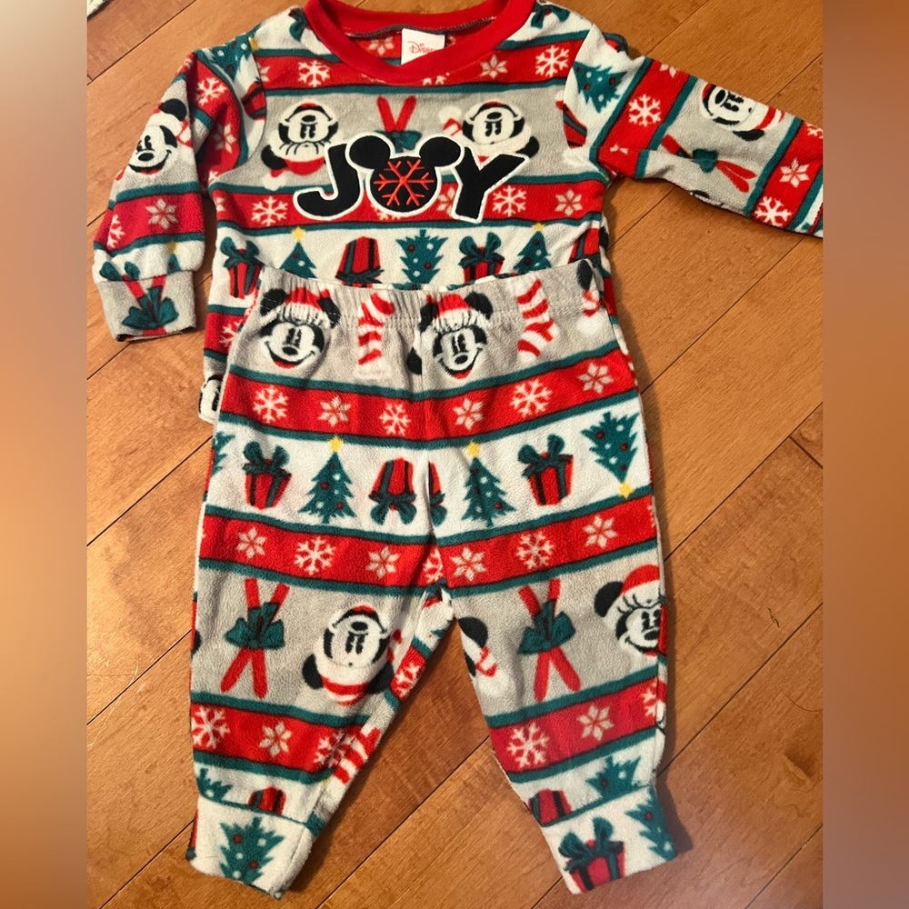 Disney Mickey “JOY” pajamas 12M